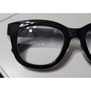 NWT EyeKepper Black Nerd 1.00 Cat Eye Thick Reading Nerd Glasses 115836